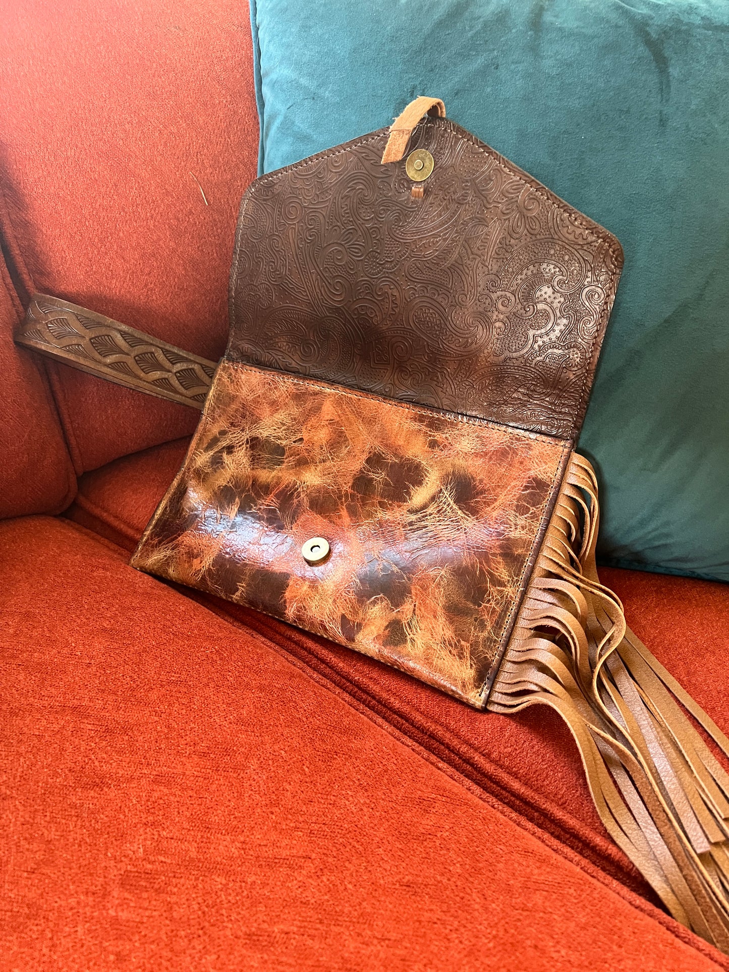 Western Wristlet Clutch