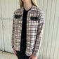 Flannel with Leather Pocket Lapels, size sm